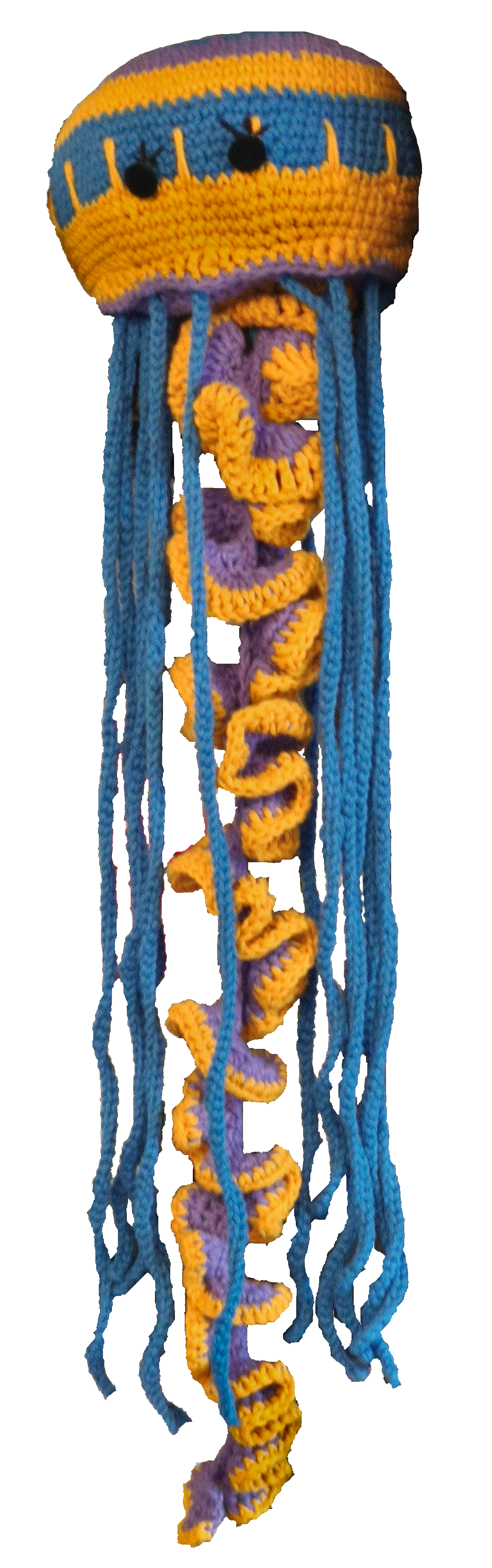 A crochet jellyfish